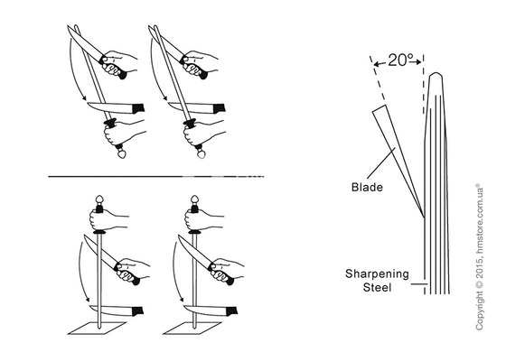 Мусат Wüsthof Sharpening steel, 26 см, Black