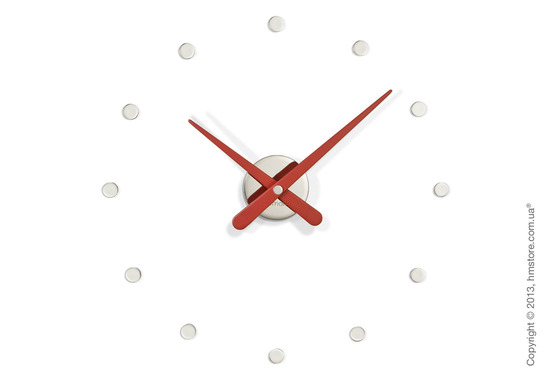 Часы настенные Nomon Rodon Mini L Wall Clock, Red