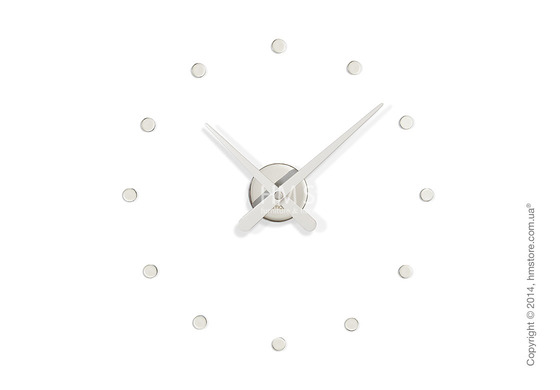 Часы настенные Nomon Rodon Mini L Wall Clock, White Часы настенные Nomon Rodon Mini L Wall Clock, White