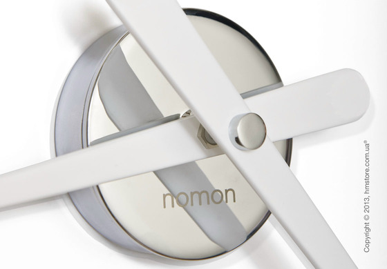 Часы настенные Nomon Rodon Mini L Wall Clock, White Часы настенные Nomon Rodon Mini L Wall Clock, White