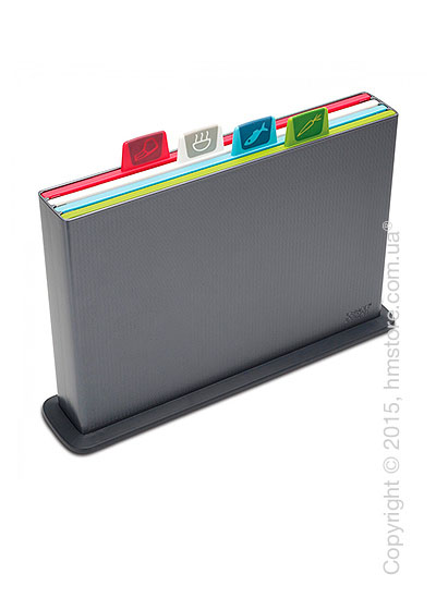 Набор досок на подставке Joseph Joseph Index Chopping Board Set, Graphite