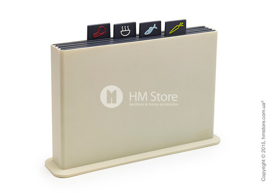 Набор досок на подставке Joseph Joseph Index Advance, Cream