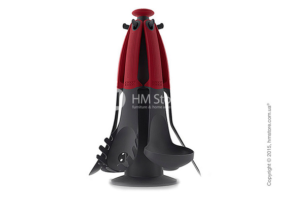 Набор кухонного инвентаря на подставке Joseph Joseph Elevate Carousel, Red
