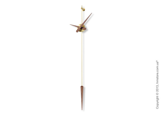 Часы настенные Nomon Punto Y Coma Gold Wall Clock