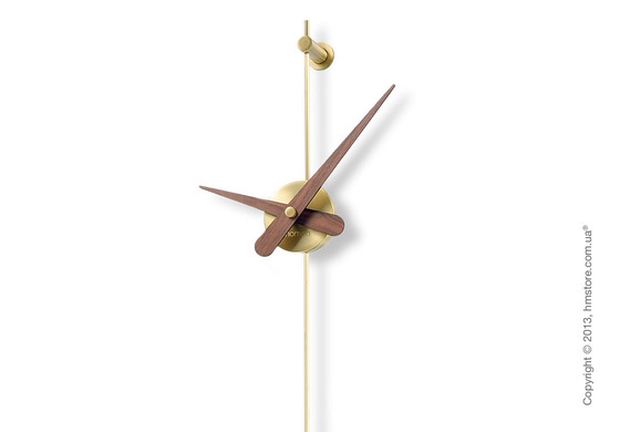 Часы настенные Nomon Punto Y Coma Gold Wall Clock