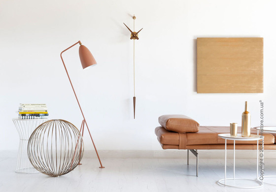 Часы настенные Nomon Punto Y Coma Gold Wall Clock