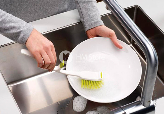 Щетка кухонная Joseph Joseph Edge Dish Brash, Grey