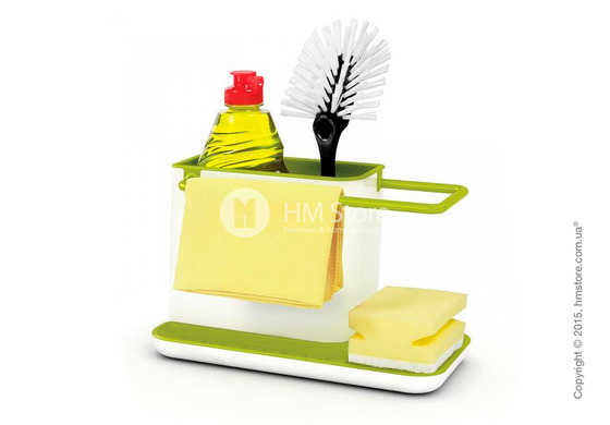Набор кухонный Joseph Joseph 3-piece Kitchen Sink Set, Green and white