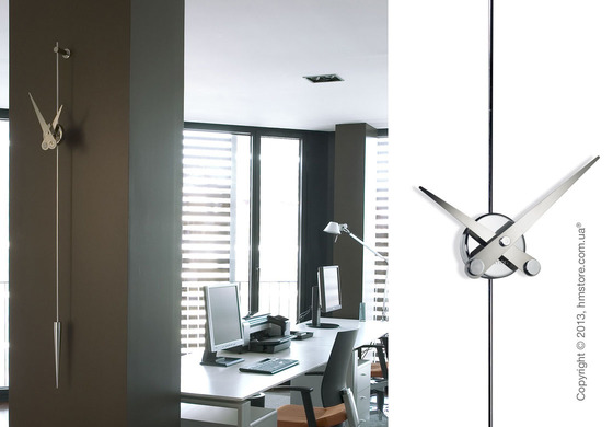 Часы настенные Nomon Punto Y Coma I Steel Wall Clock