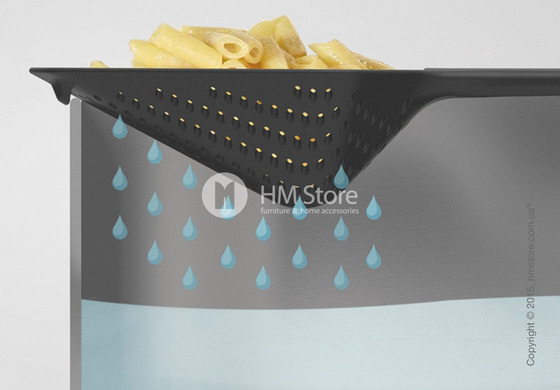 Шумовка Joseph Joseph Large Scoop Plus, Black