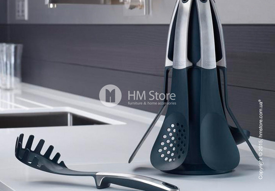 Набор кухонного инвентаря на подставке Joseph Joseph Elevate 100, Chrome