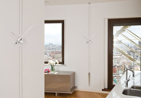 Часы настенные Nomon Pendulo I Steel Wall Clock