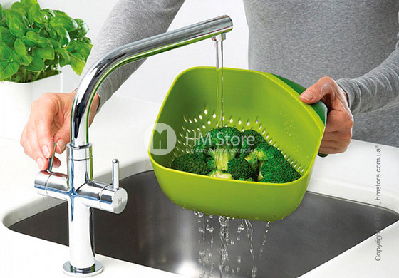 Дуршлаг Joseph Joseph Small Square Colander, Black