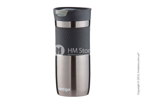 Термокружка Contigo SnapSeal Byron Stainless Travel Mug, Gunmetal