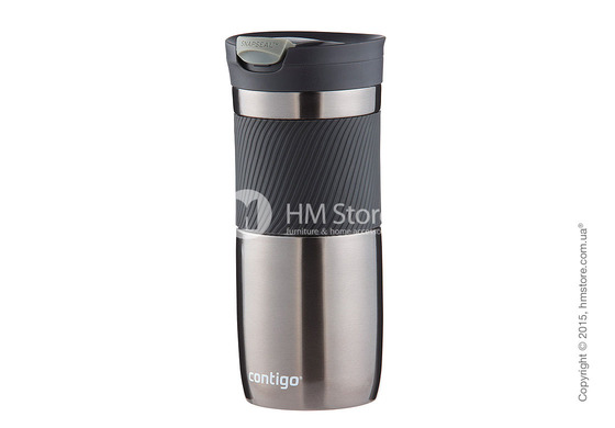 Термокружка Contigo SnapSeal Byron Stainless Travel Mug, Gunmetal