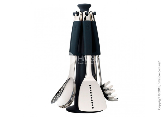 Набор кухонного инвентаря на подставке Joseph Joseph Elevate Steel 100, Brushed Metal