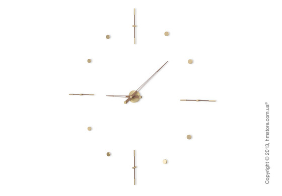 Часы настенные Nomon Mixto Gold Wall Clock