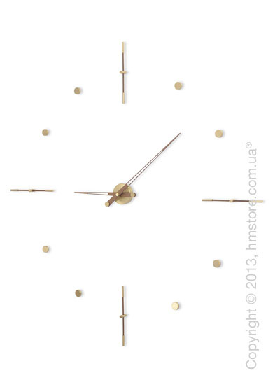 Часы настенные Nomon Mixto Gold Wall Clock