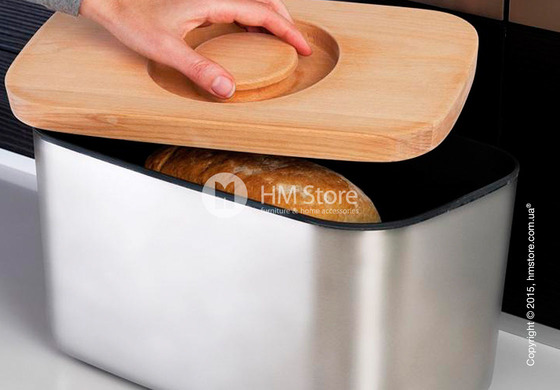 Хлебница Joseph Joseph Bread Bin 100, Chrome