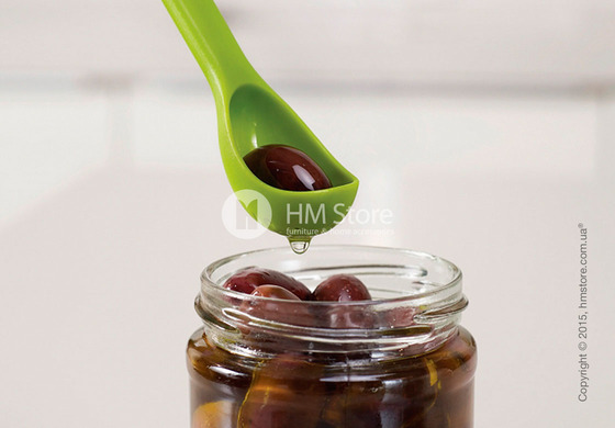 Шумовка с вилкой для солений Joseph Joseph Scoop&Pick, Green