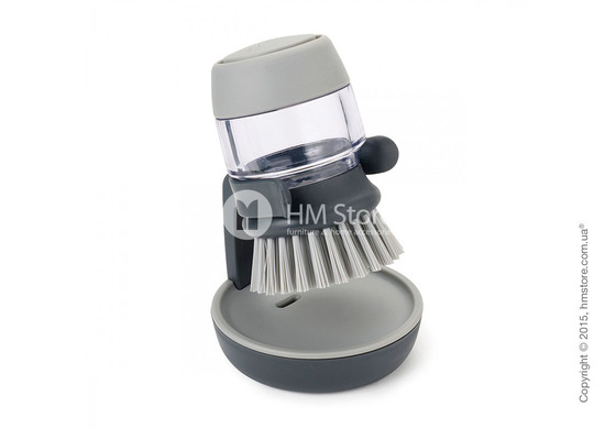 Щетка с дозатором моющего средства Joseph Joseph Palm Scrub, Grey