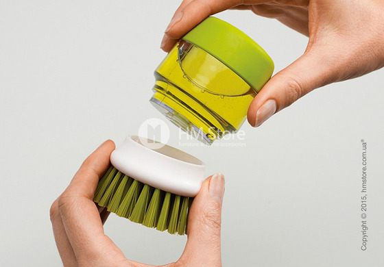 Щетка с дозатором моющего средства Joseph Joseph Palm Scrub, Grey