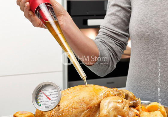 Набор приборов для запекания мяса Joseph Joseph ThermoBaste, Red