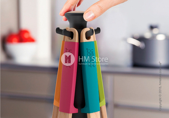 Набор кухонного инвентаря на подставке Joseph Joseph Elevate Wood Carousel, Multi Colour