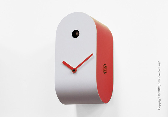 Часы настенные Progetti Pared Cucupola Wall Clock, Red