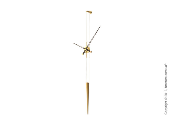 Часы настенные Nomon Pendulo Gold N Wall Clock, Wenge
