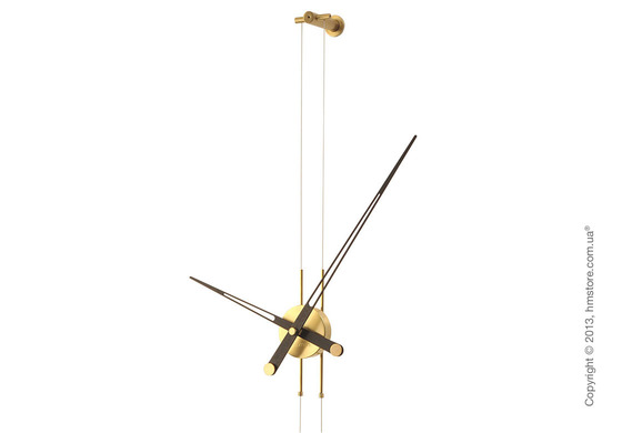 Часы настенные Nomon Pendulo Gold N Wall Clock, Wenge