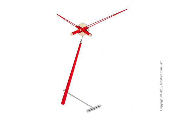Часы настольные Nomon Puntero L Desktop Clock, Red