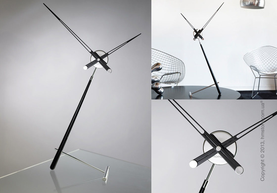 Часы настольные Nomon Puntero L Desktop Clock, Black