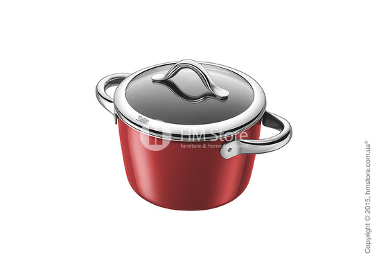 Кастрюля высокая Silit, серия Vitaliano, коллекция Vitaliano Rosso 2,7 л