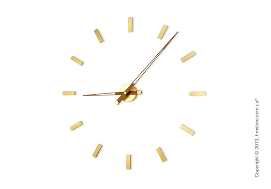 Часы настенные Nomon Tacon 12 Gold Wall Clock