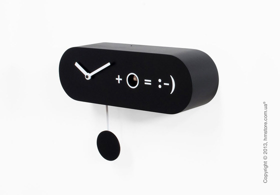 Часы настенные Progetti Pared Formula Wall Clock, Black