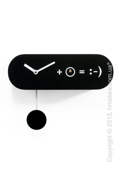 Часы настенные Progetti Pared Formula Wall Clock, Black