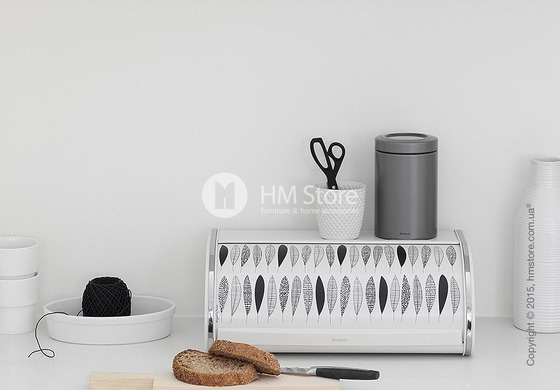 Хлебница Brabantia Roll Top Bread Bin, Pauline Black
