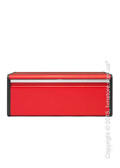 Хлебница Brabantia Fall Front Bread Bin, Passion Red