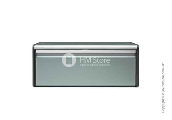 Хлебница Brabantia Fall Front Bread Bin, Metallic Mint