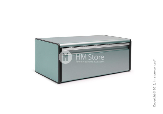 Хлебница Brabantia Fall Front Bread Bin, Metallic Mint