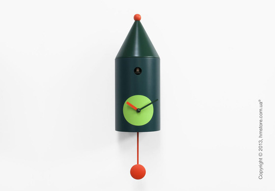 Часы настенные Progetti Pared Ceraunavolta Wall Clock, Green