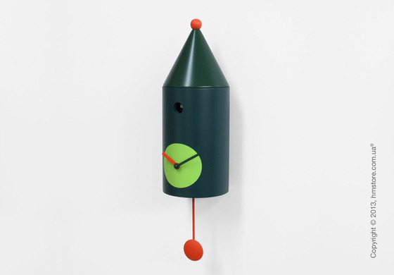 Часы настенные Progetti Pared Ceraunavolta Wall Clock, Green