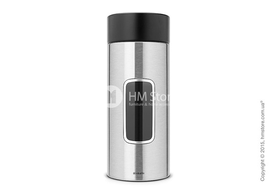 Емкость для хранения сыпучих продуктов Brabantia Window 2,2 л, Matt Steel Fingerprint Proof