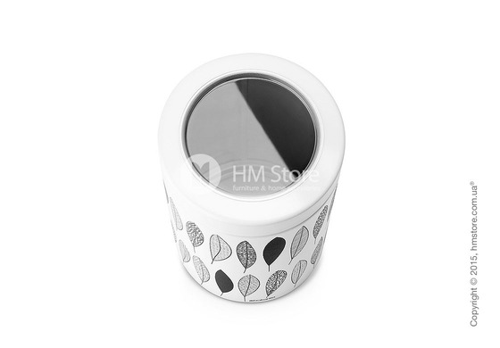 Емкость для хранения сыпучих продуктов Brabantia Window Lid 1,4 л, Pauline Black