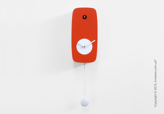 Часы настенные Progetti Pared 4Stagion Wall Clock, Red