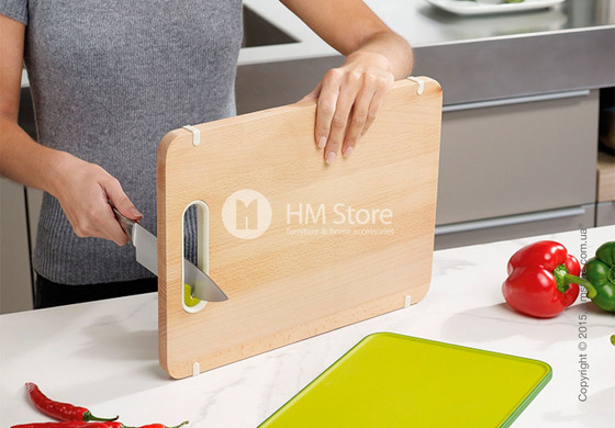 Разделочная доска Joseph Joseph Large Slice&Sharpen, Wood