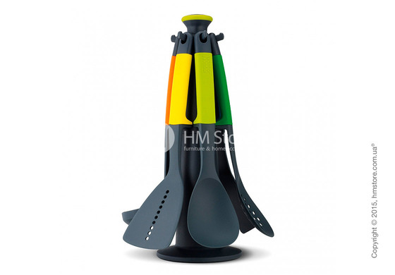 Набор кухонного инвентаря на подставке Joseph Joseph Elevate Carousel Set, Multi Colour Набор кухонного инвентаря на подставке Joseph Joseph Elevate Carousel Set, Multi Colour