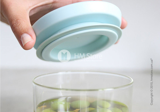 Набор емкостей для хранения сыпучих продуктов Brabantia Stackable Glass Jars, Dark Grey