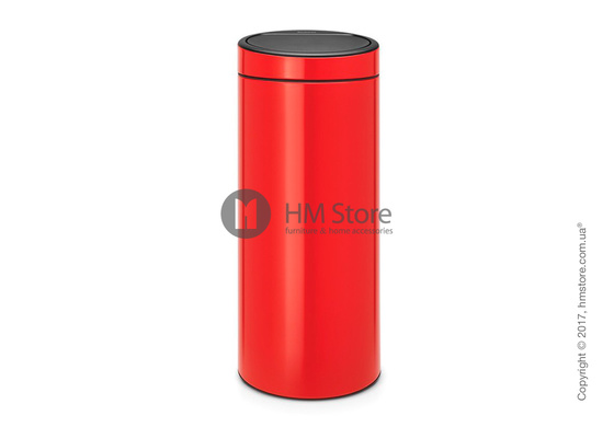 Ведро для мусора Brabantia Touch Bin New 30 л, Passion Red